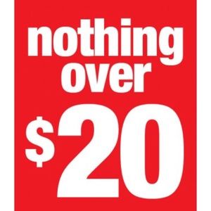 SALE!!! nothing over $20